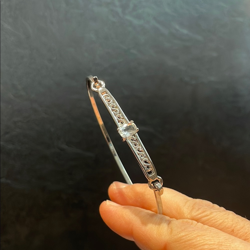 Swarovski Elements Silver Bracelet - image 6